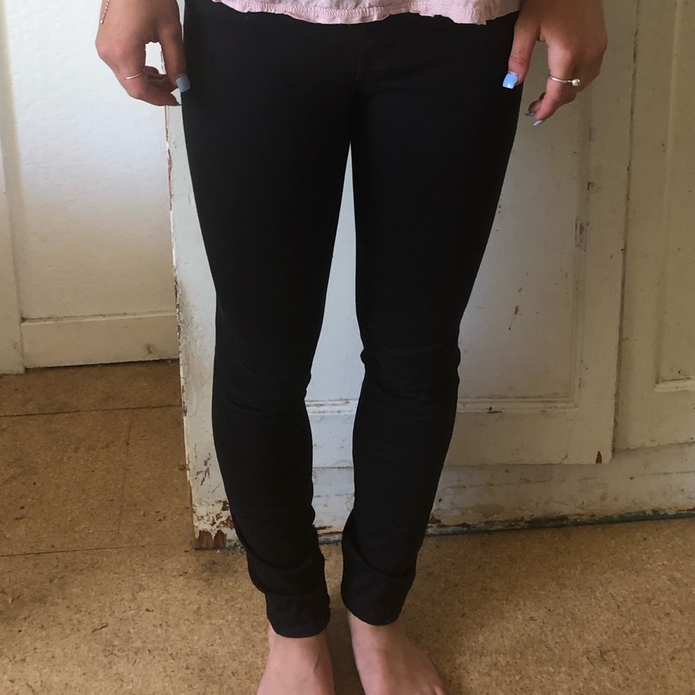 Black super skinny, high rise , Madewell jeans